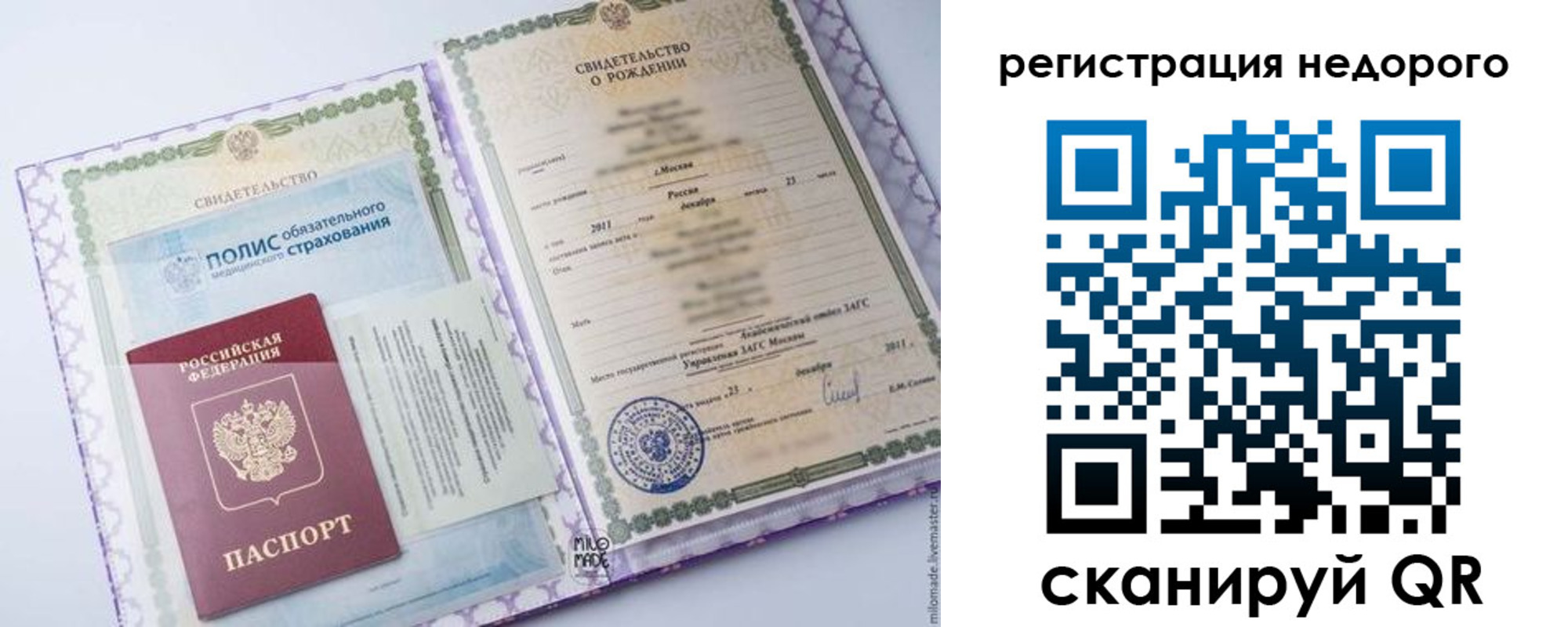 прописка ребенка в Клинцах
